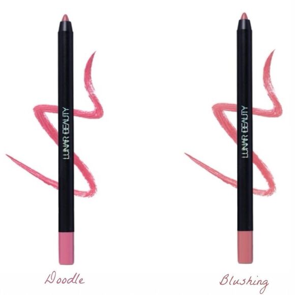 Lunar Beauty Lip Pencil Duo (Doodle & Blushing) - Picture 2 of 5